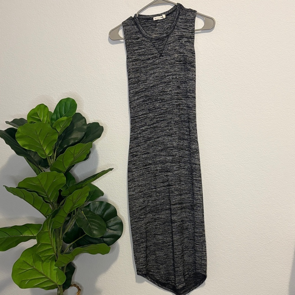 rag & bone Charcoal Sleeveless Midi Dress XS